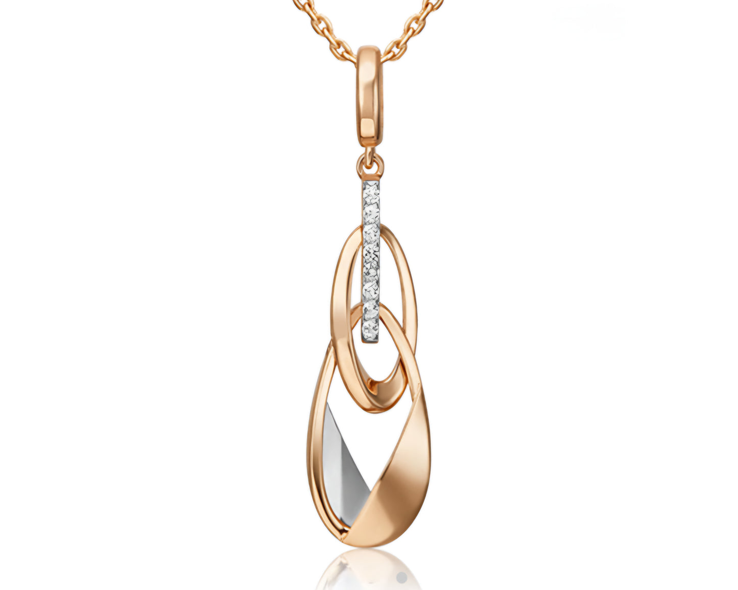 Anhänger mit Zirkonia Rotgold 585 Art. Nr. 03-3285-00-201-1111 P