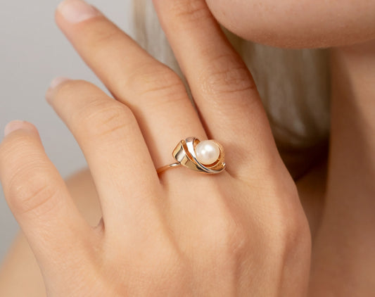 Ring mit Perle Art. Nr. 01-5060-00-301-1110-48 P