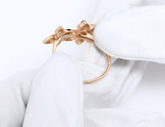 Ring mit Zirkonia Rotgold 585 Art. Nr. 01-5903-00-401-1110 P