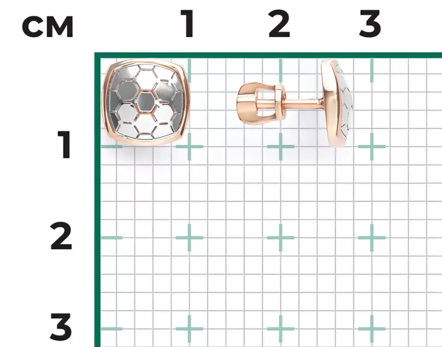 Ohrstecker Rotgold 585 Art. Nr. 02-5260-00-000-1111 P