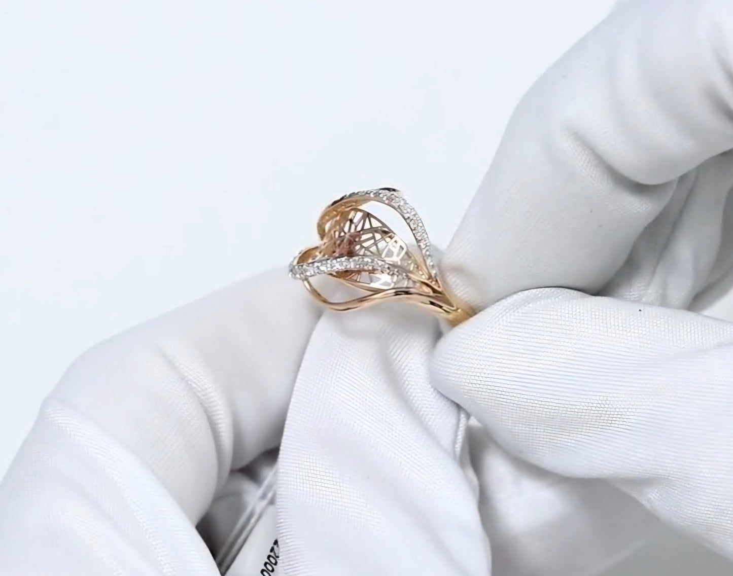 Ring mit Zirkonia Rotgold 585 Art. Nr. 01-4896-00-401-1110-65 P