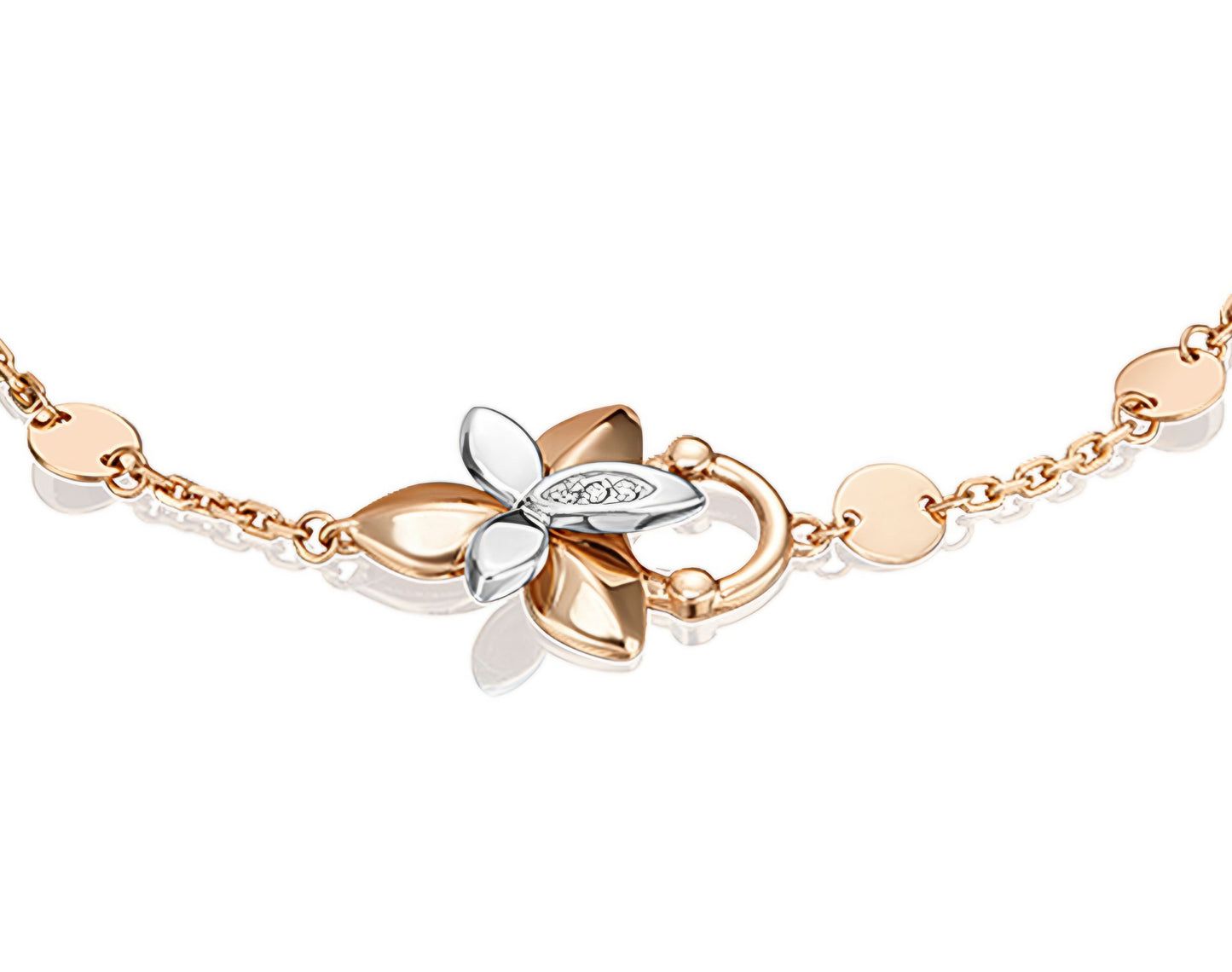 Armband mit Brillant Rotgold 585 Art. Nr. 05-0732-00-1101-1111 P