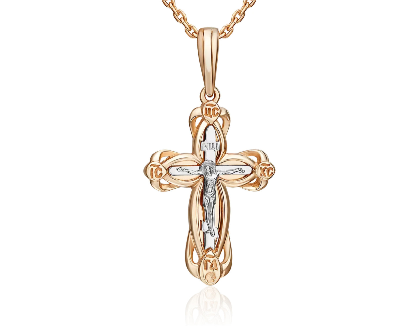 Goldkreuz Rotgold 585 Art. Nr. 03-3560-00-000-1111 P