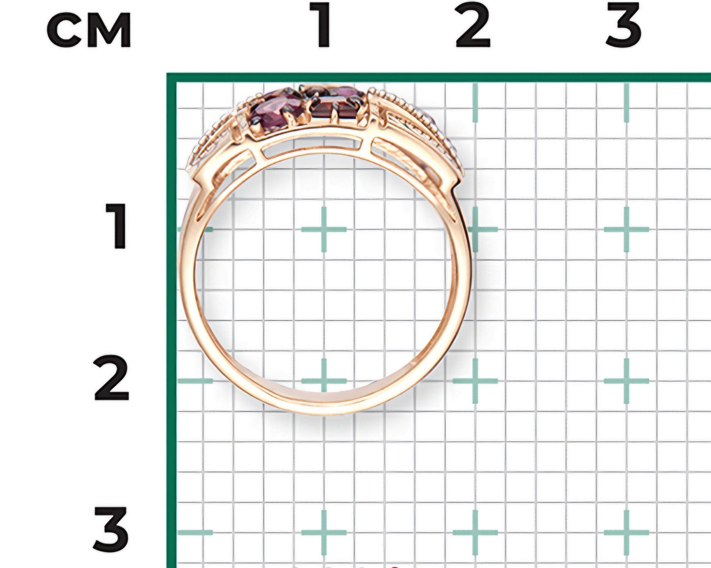 Ring mit Amethyst Rotgold 585 Art. Nr. 01-5307-00-257-1111-57 P