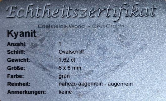 Kyanit 8 x 6 mm 1,62 Ct