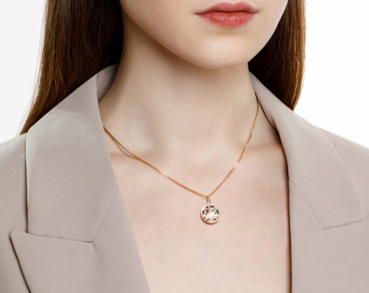 Anhänger Sternzeichen "Waage" Rotgold 585 Art. Nr. 035705