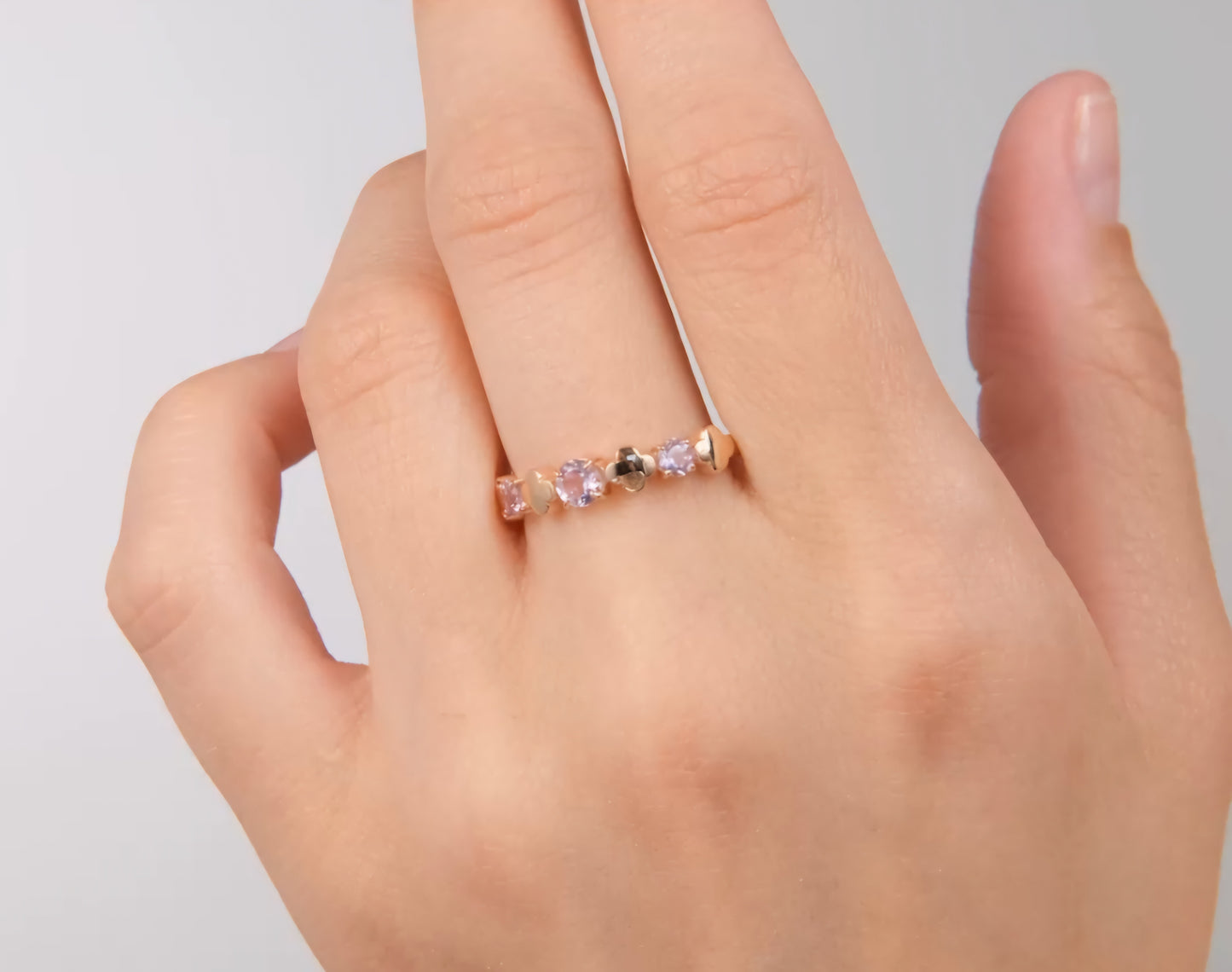 Ring mit Amethyst Rotgold 585 Art. Nr. 01-5835-00-203-1110 P
