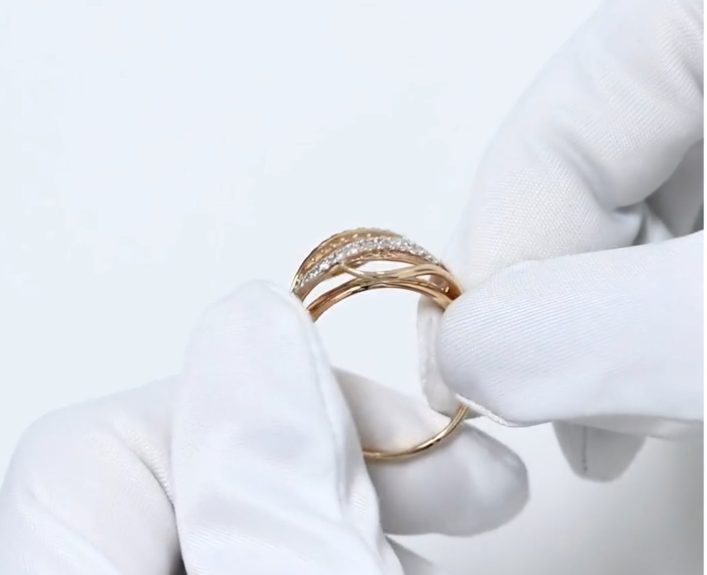 Ring mit Zirkonia Rotgold 585 Art. Nr. 01-4896-00-401-1110-65 P