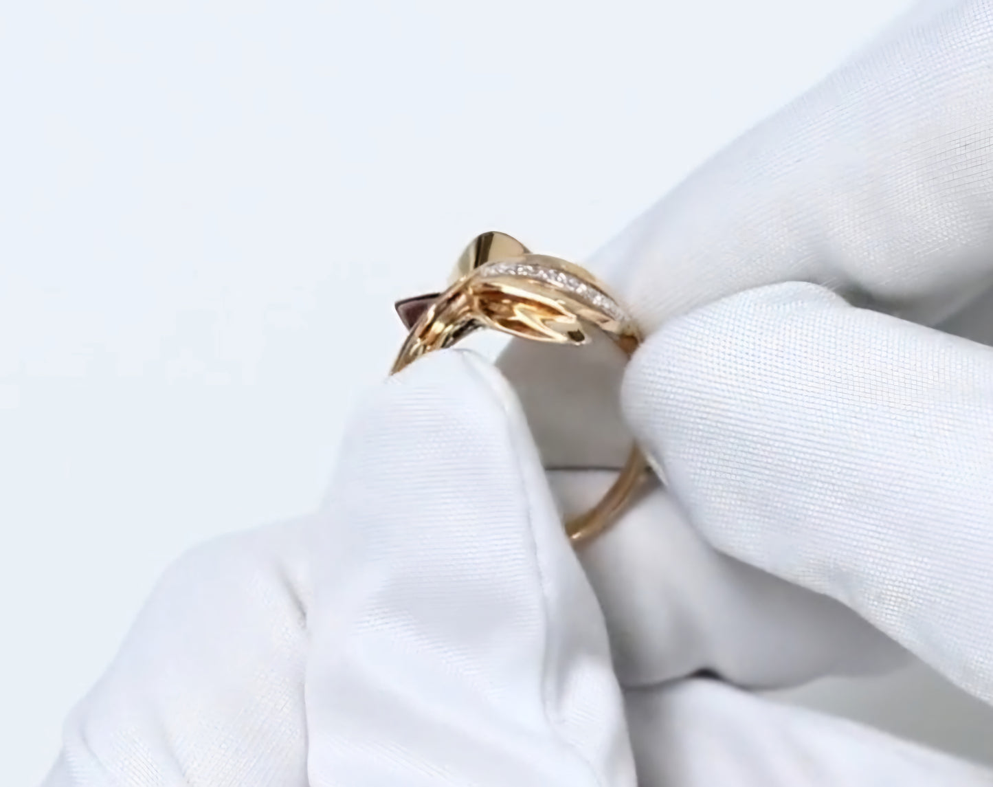 Ring mit Zirkonia Rotgold 585 Art. Nr. 01-4991-00-401-1110 P