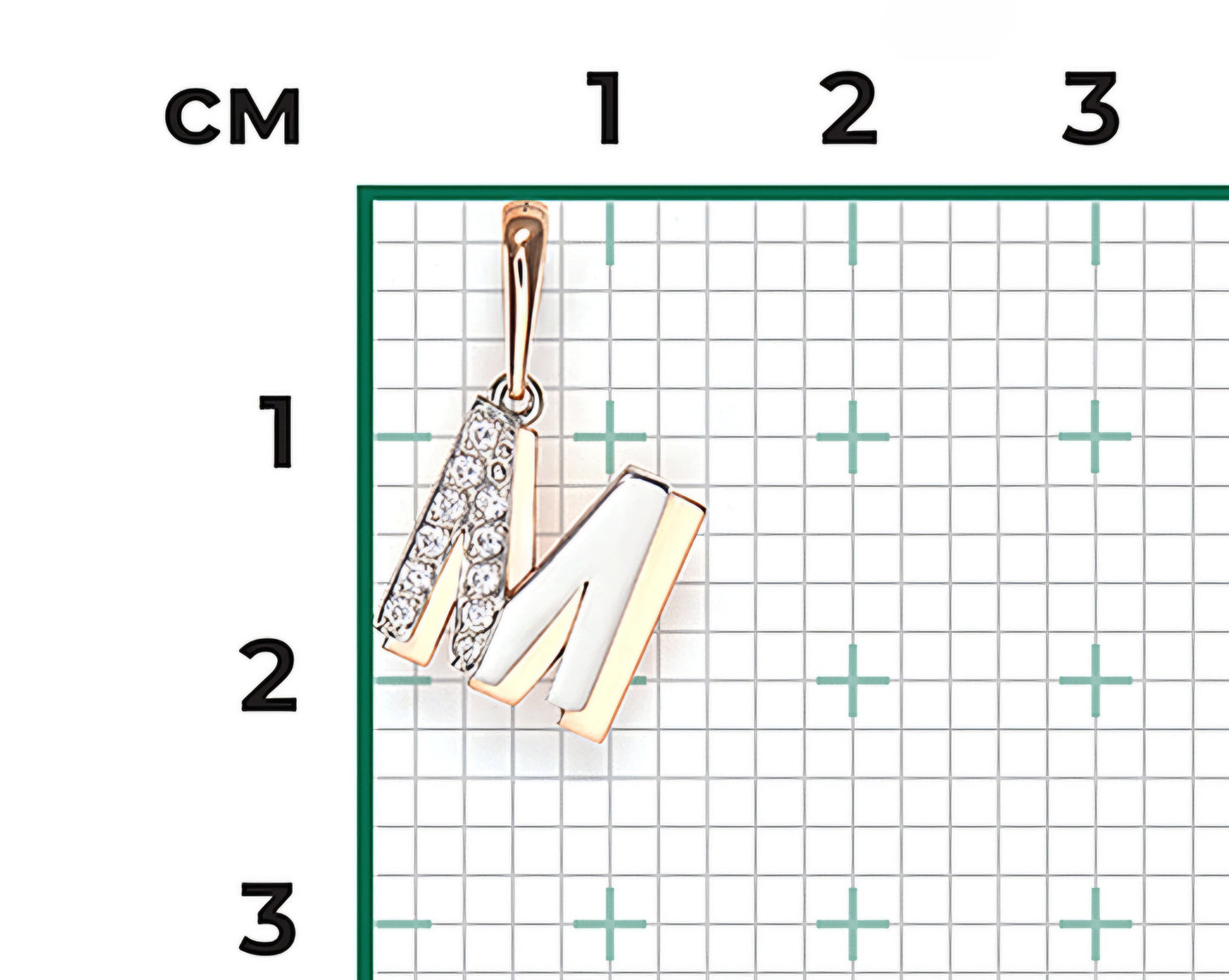 Anhänger mit Zirkonia Rotgold 585 Art. Nr. 03-3418-M-401-1111 P