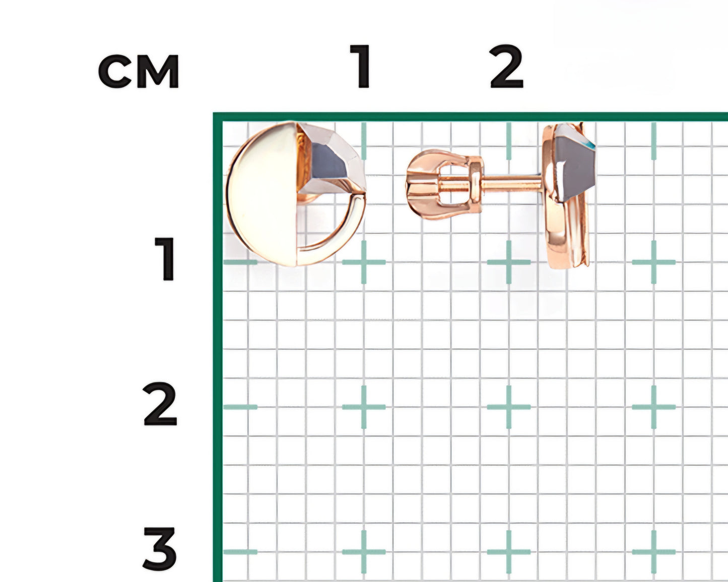 Ohrstecker Rotgold 585 Art. Nr. 02-5054-00-000-1111 P
