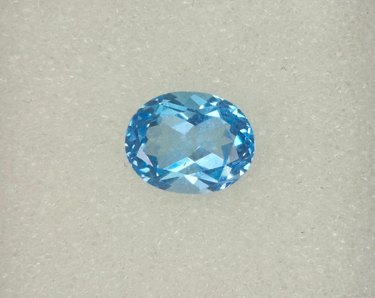 Swiss Blue Topas 10 x 8 mm 3.45 Ct