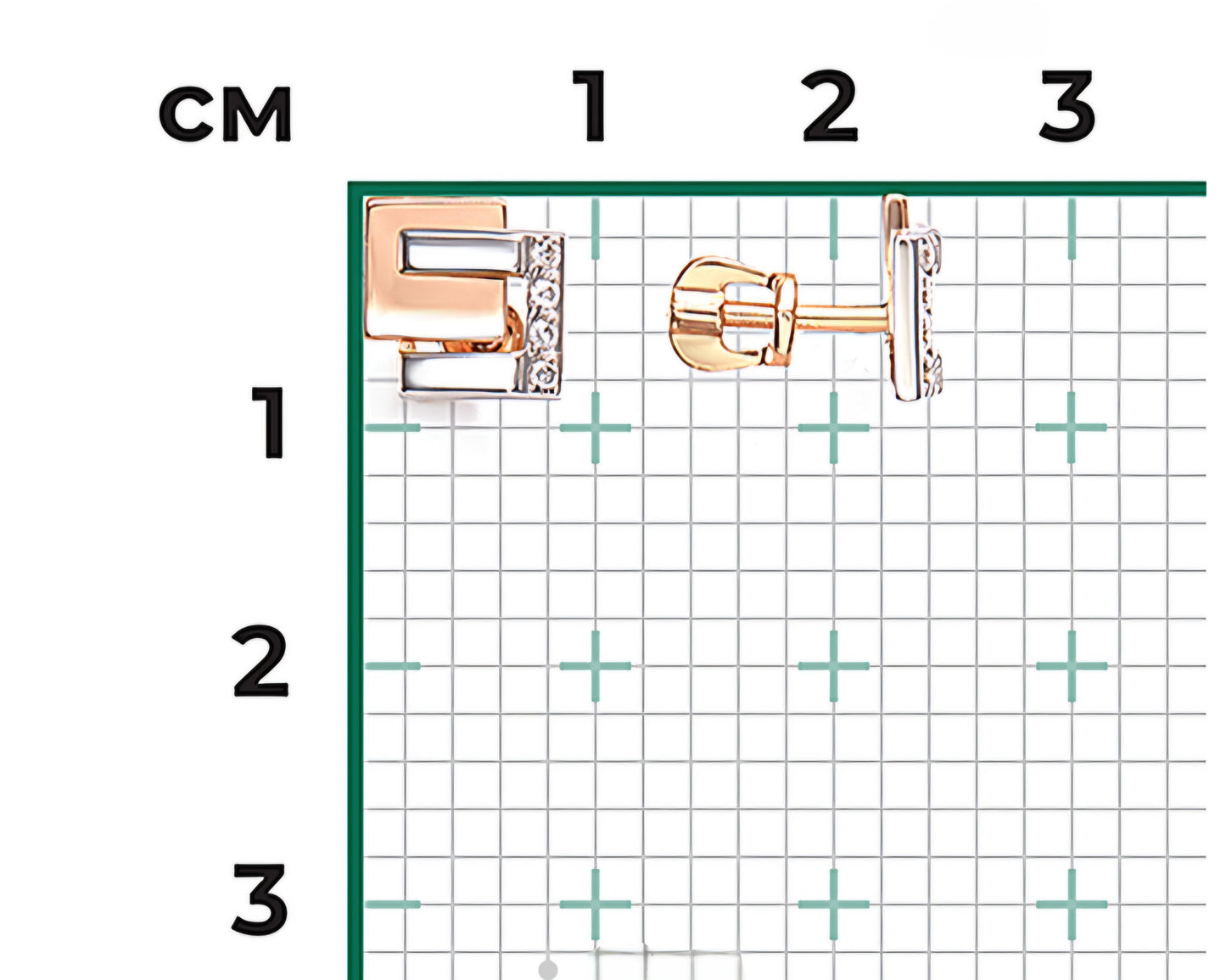 Ohrstecker mit Zirkonia Rotgold 585 Art. Nr. 02-5134-00-401-1111 P