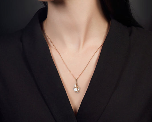 Anhänger mit Perle Rotgold 585 Art. Nr. 03-2859-00-301-1110-31 P