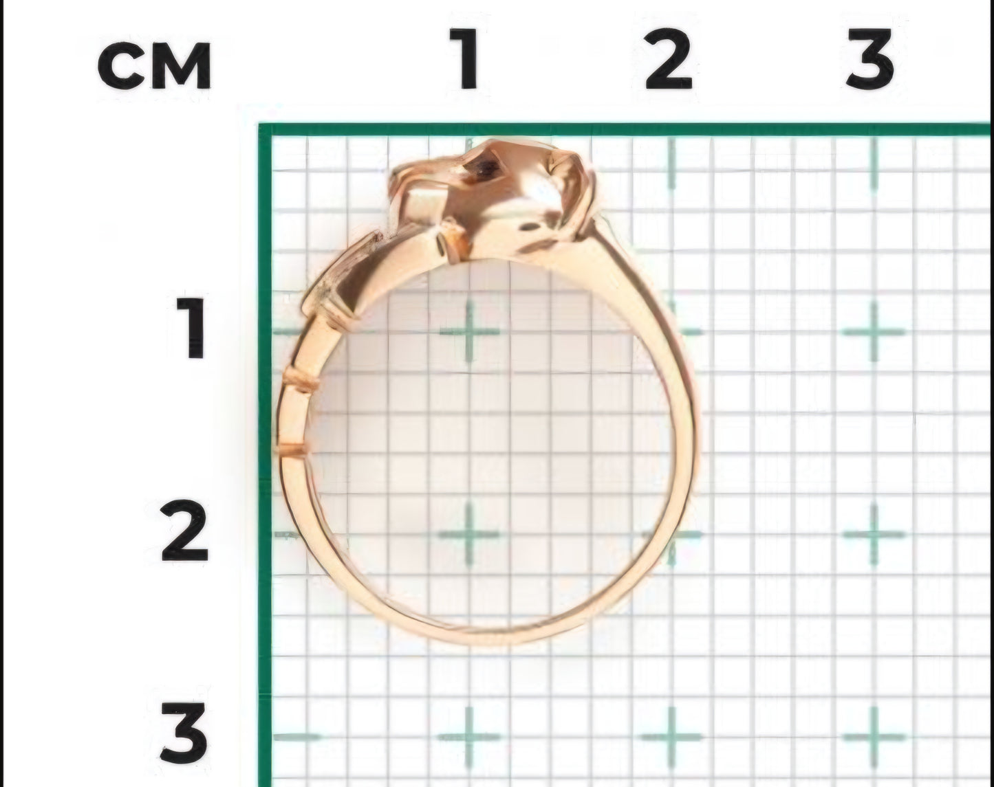 Ring mit Zirkonia Rotgold 585 Art. Nr. 01-5880-00-401-1110 P