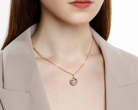 Anhänger Sternzeichen "Fisch" Rotgold 585 Art. Nr. 035710