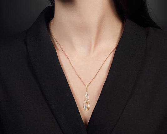 Anhänger mit Zirkonia Rotgold 585 Art. Nr. 03-3285-00-201-1111 P