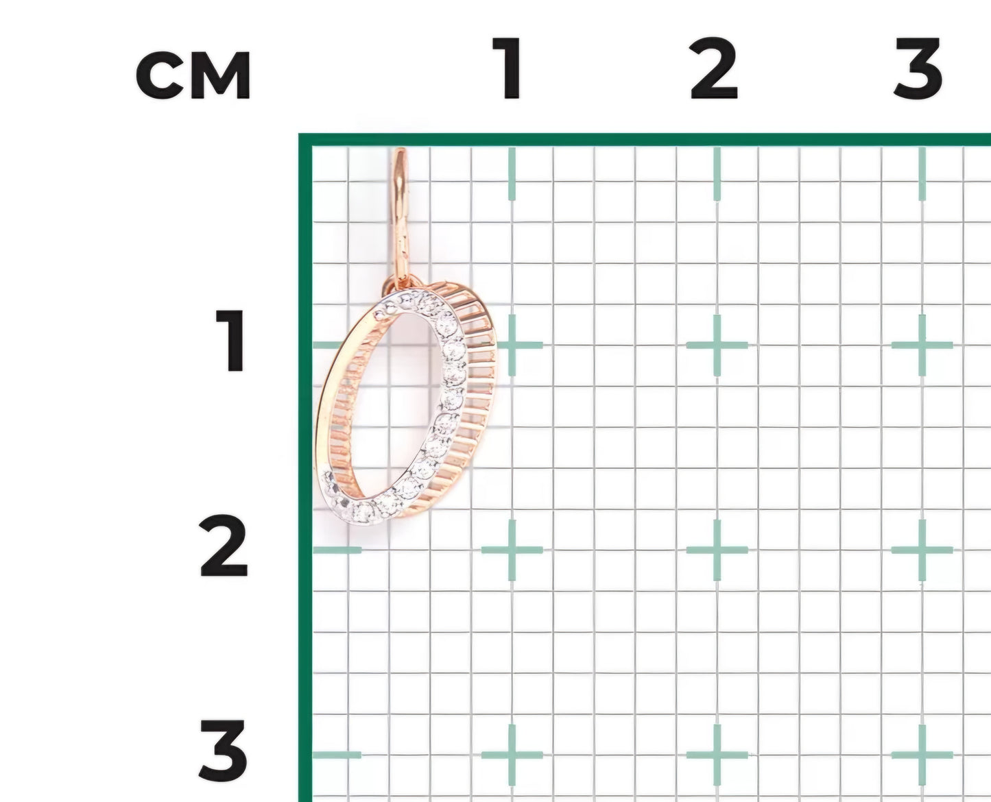 Anhänger mit Zirkonia Rotgold 585 Art. Nr. 03-2448-0-401-1110-03