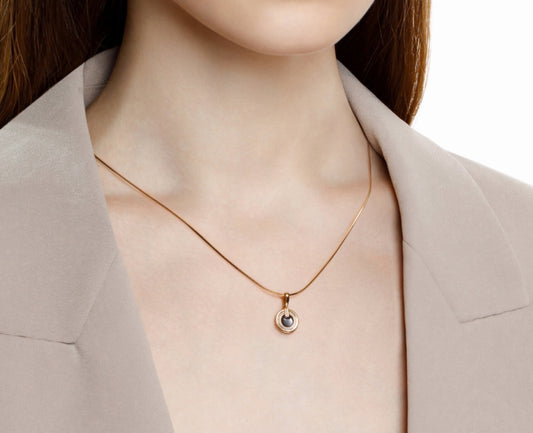 Anhänger mit Emaille Rotgold 585 Art. Nr. 036358