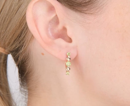 Ohrringe mit Chrysolith Rotgold 585 Art. Nr. 02-5406-00-205-1110 P