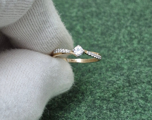 Ring mit Zirkonia Russisches Rotgold 585 Art. N.T142014389