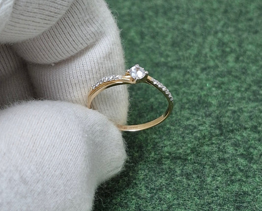 Ring mit Zirkonia Russisches Rotgold 585 Art. N.T142014389