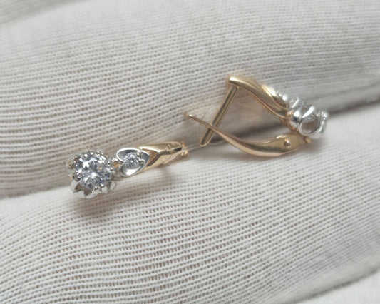 Ohrringe mit Zirkonia Rotgold Rotgold 585 Art. Nr. 028128