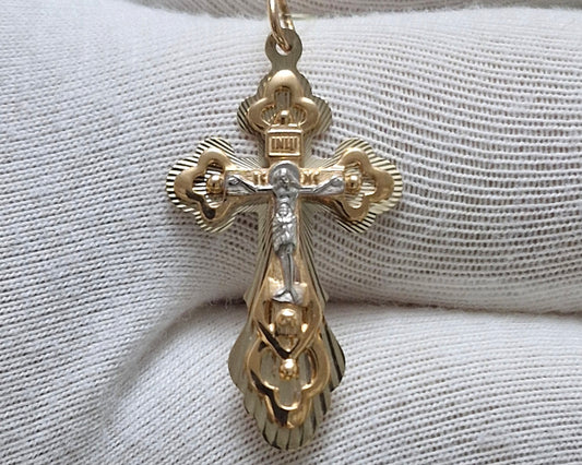 Goldkreuz Russisches Rotgold 585 Art. Nr. 121397