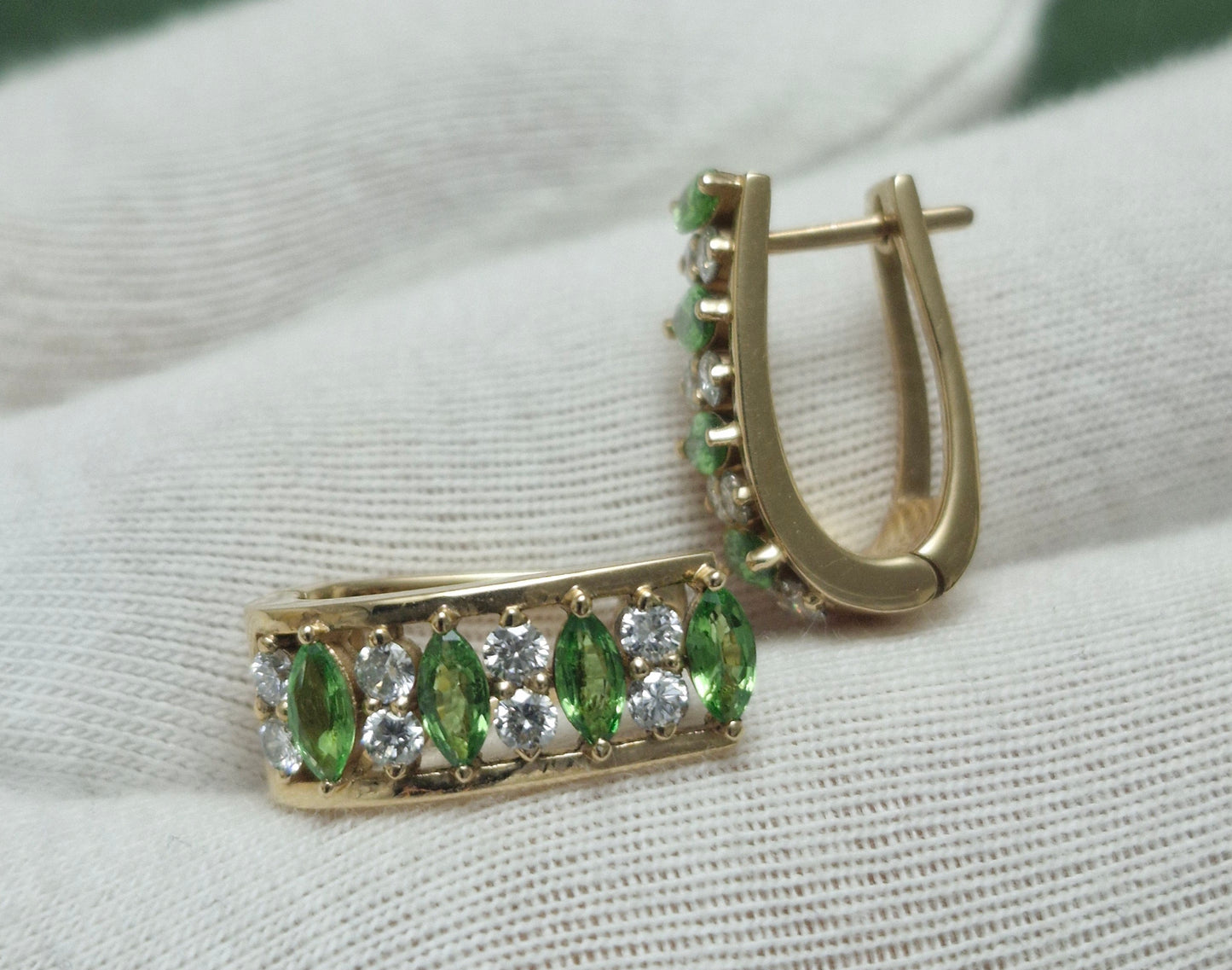 Ohrringe Art. Nr. 0816 Tsavorit