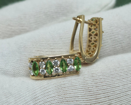 Ohrringe Art. Nr. 0816 Tsavorit