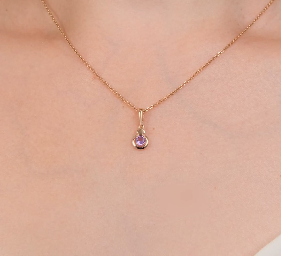 Anhänger mit Amethyst Rotgold 585 Art. Nr. 03-3572-00-203-1100
