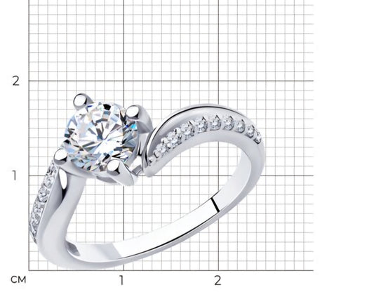 Silber Ring mit Zirkonia Art. Nr. 94010495