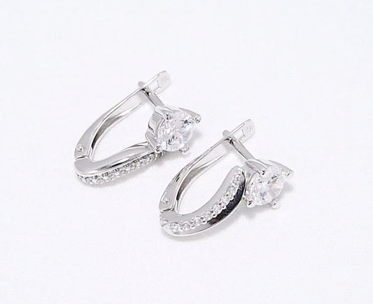 Silber Ohrringe mit Zirkonia  Art. Nr. 94020594