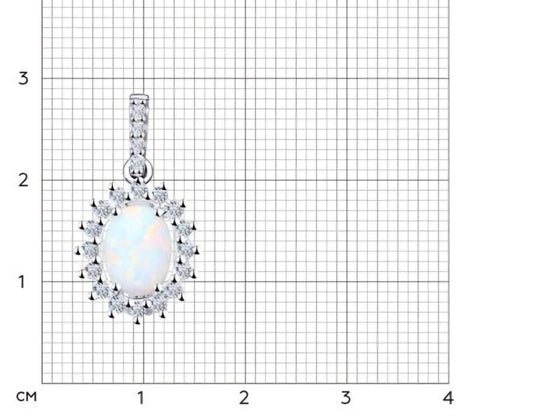 Silber Anhänger Opal synt. Art. Nr. 94031464