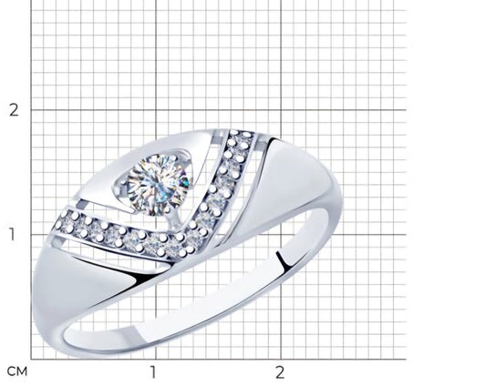 Silber Ring mit Zirkonia Art. Nr. 94012879
