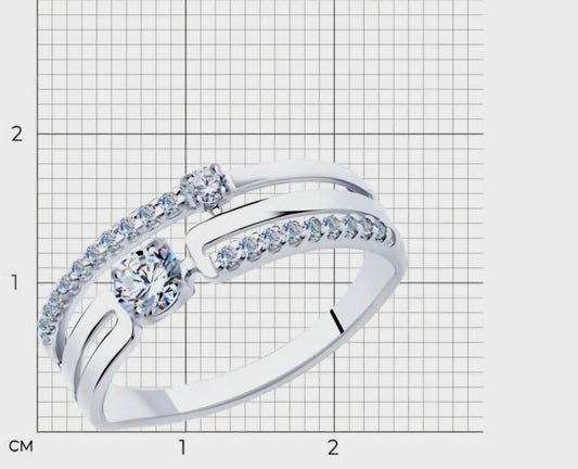 Silber Ring mit Zirkonia Art. Nr. 94013090