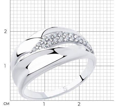 Silber Ring mit Zirkonia Art. Nr. 94012921