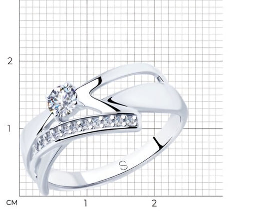 Silber Ring mit Zirkonia Art. Nr. 94012823