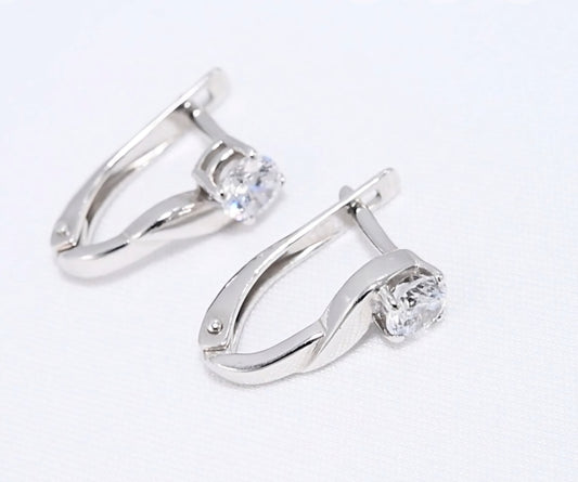 Silber Ohrringe mit Zirkonia Art. Nr. 94020003
