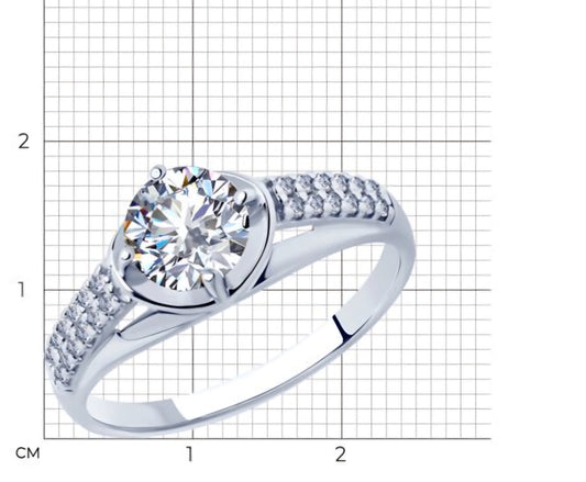 Silber Ring mit Zirkonia Art. Nr. 94012877