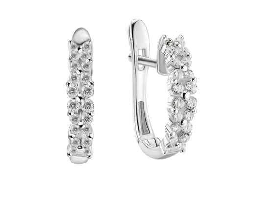 Silber Ohrringe mit Zirkonia Art. Nr. 940291417
