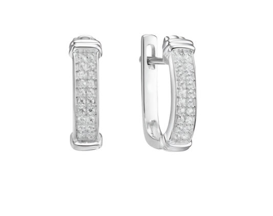 Silber Ohrringe mit Zirkonia Art. Nr. 940291467