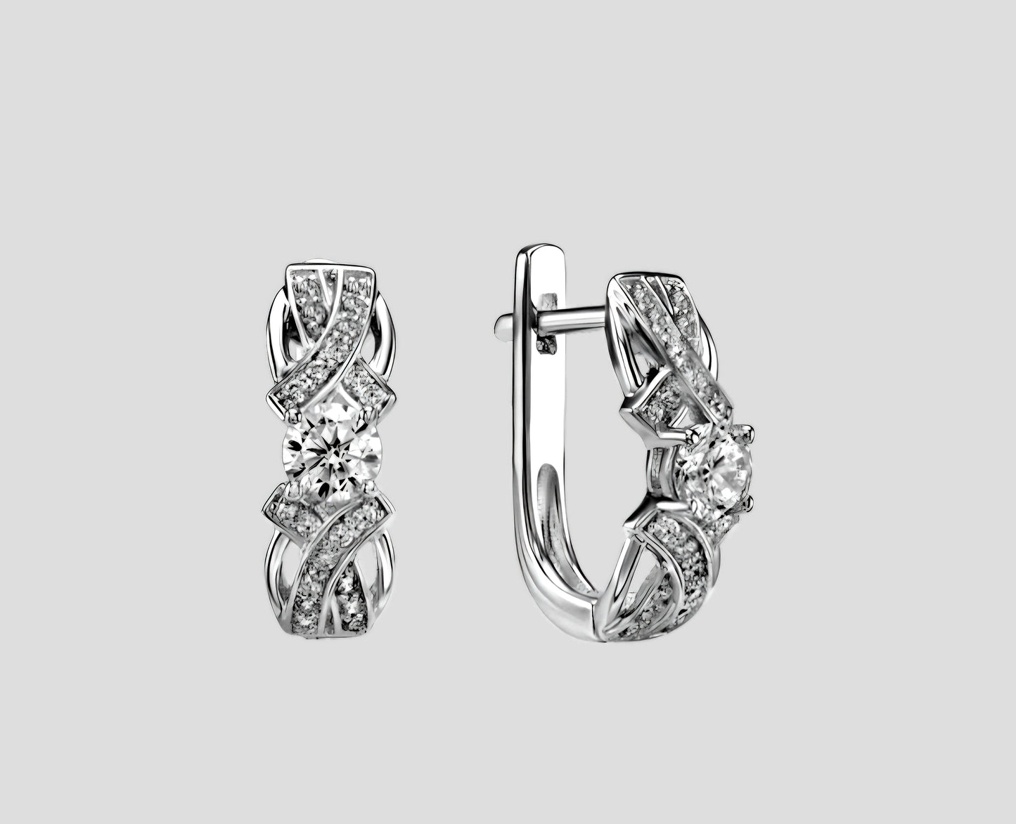 Silber Ohrringe mit Zirkonia Art. Nr. 940291647