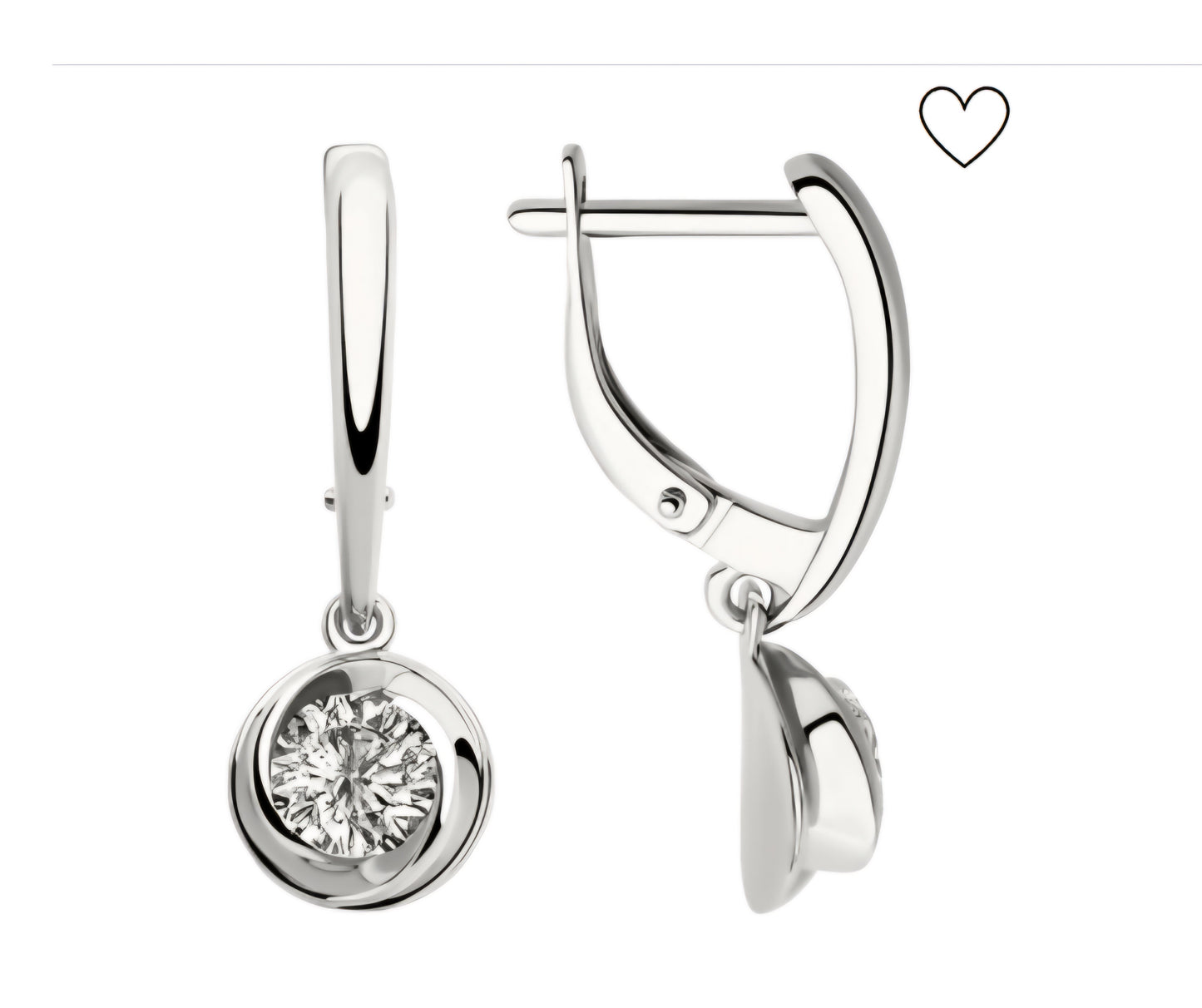 Silber Ohrringe mit Zirkonia Art. Nr. 94023277