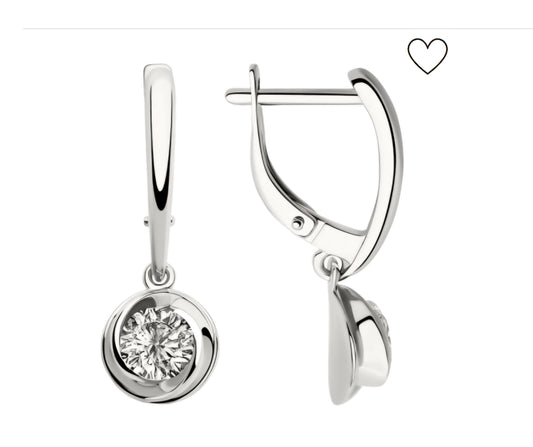 Silber Ohrringe mit Zirkonia Art. Nr. 94023277