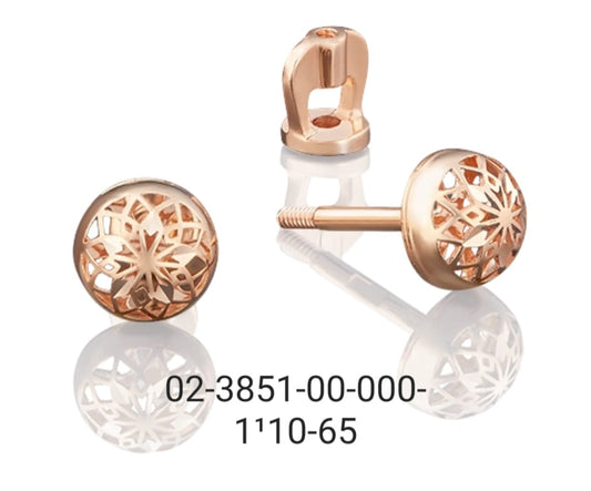 Ohrstecker Rotgold 585 Art.Nr.02-3851-00-000-1110-65