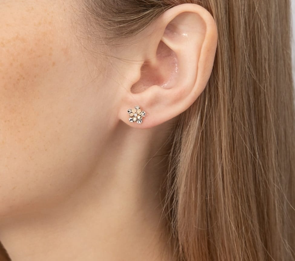 Ohrstecker mit Zirkonia Rotgold Art.Nr.02-3933-00-401-1110-65