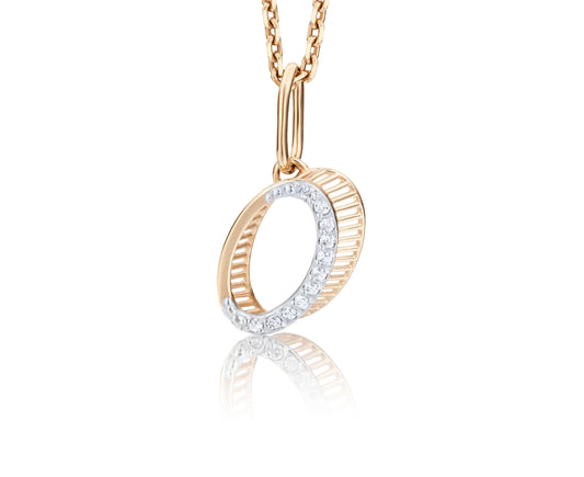 Anhänger mit Zirkonia Rotgold 585 Art. Nr. 03-2448-0-401-1110-03