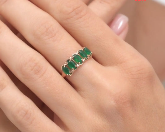 Ring mit Achat Russisches Rotgold 585 Art. Nr. 715446