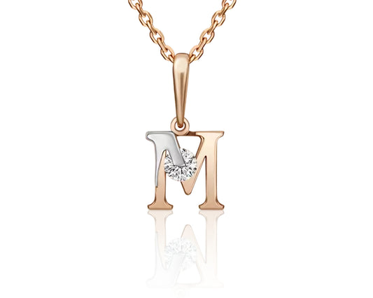 Anhänger mit Zirkonia Rotgold 585 Art. Nr. 03-3119-401-1111 P